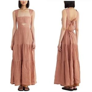 NWT Rumer Mia Linen Dress